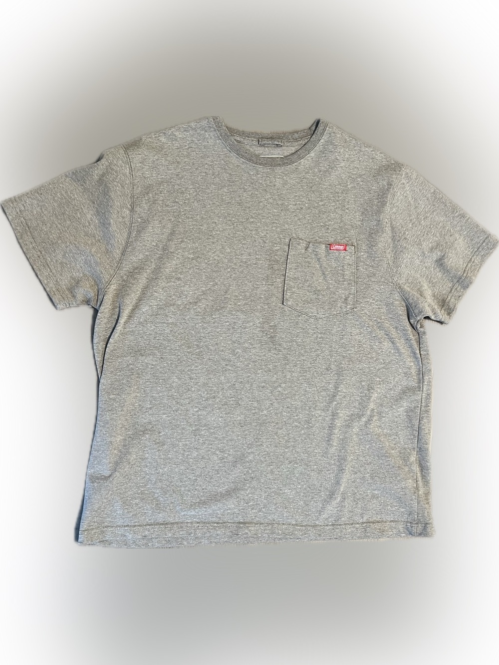 Men’s Coleman Gray Short Sleeve Pocket Tee Short Sleeve T-shirt Top Shirt Casual
